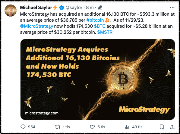 michael saylor kupio bitcoin